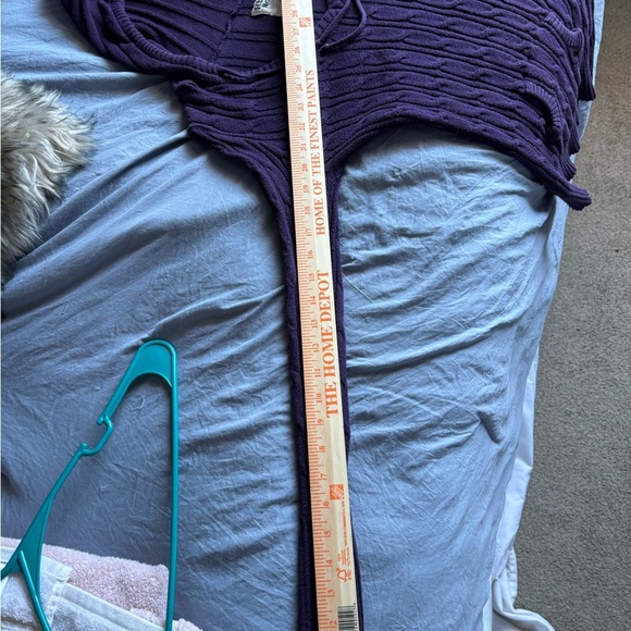 Reflex No. 717 Los Angeles California 1997 Women’s Purple Knit Jacket Medium - Picture 8 of 11